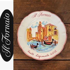 IL FORNAIO FESTA REGIONALE 2012 ITALIAN COLLECTIBLE PLATE